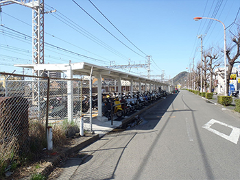 平塚市：錦町　バイク自転車駐輪場新築